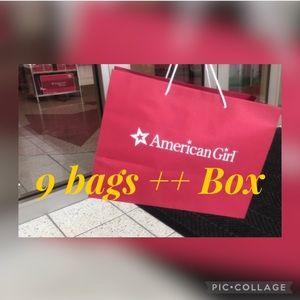 10-1 Deal American Girl Shopping Bags + box